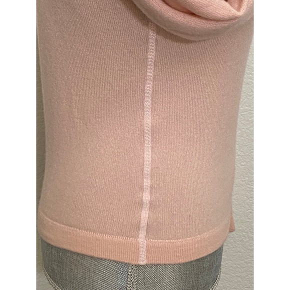 Three Dots pink 100% Cashmere crewneck Long sleeve sweater Size L - Picture 5 of 8